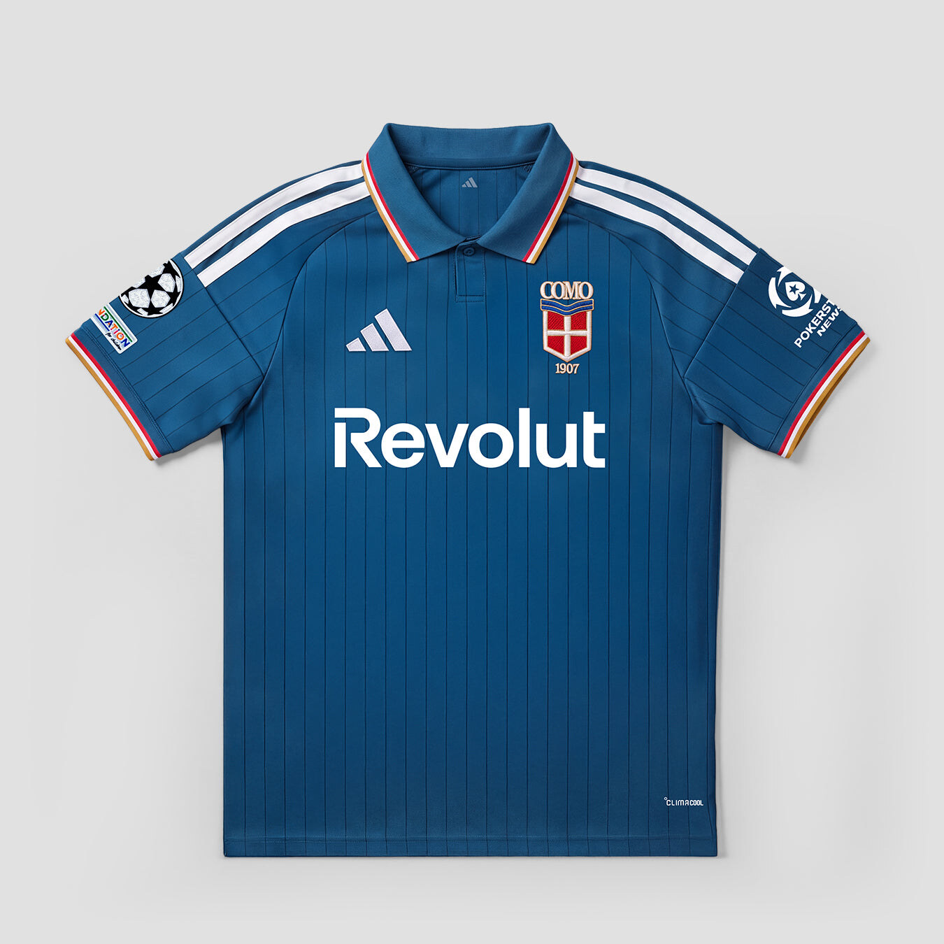 Camisola principal do Como 2026/27